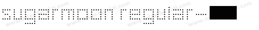 sugarmoon regular字体转换